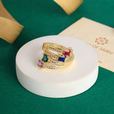 Maira Diamond Ring-Free Size